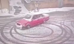 Drift yaparak tehlike saçan sürücü cezalandırıldı