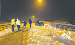 Buzlanma nedeniyle kazalar çoğaldı!