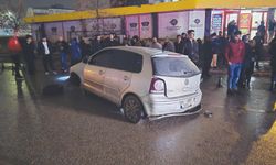 Otomobilin motoru yerinden çıktı!