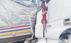 Kaza nedeniyle otoyolda uzun araç kuyrukları oluştu