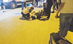 Çarpışmanın etkisiyle yola savrudular!