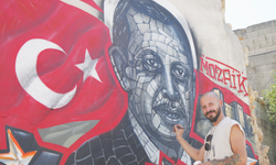 Grafiti sanatçısından Cumhurbaşkanı Erdoğan'a 25'inci yıl hediyesi