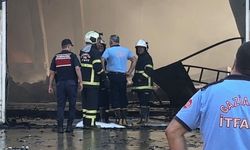 Elyaf fabrikasında korkutan yangın!
