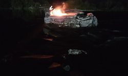 Fırat Nehri’nde korku dolu anlar!