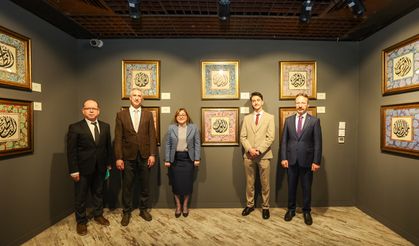 Gaziantep Büyükşehir Belediyesi'nden Esma-i Hüsna Hat Sergisi