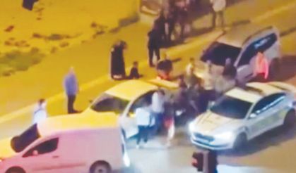 Trafik kavgası meydan savaşına dönüştü