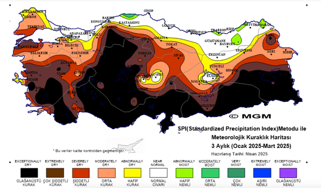 ‘Olağanüstü Kuraklık Yaşanıyor’