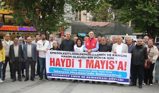 1 Mayıs’a davet