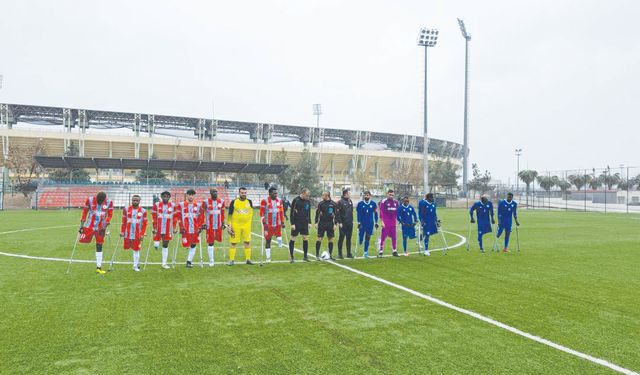 Şahinbey Ampute galibiyetle döndü: 7-0