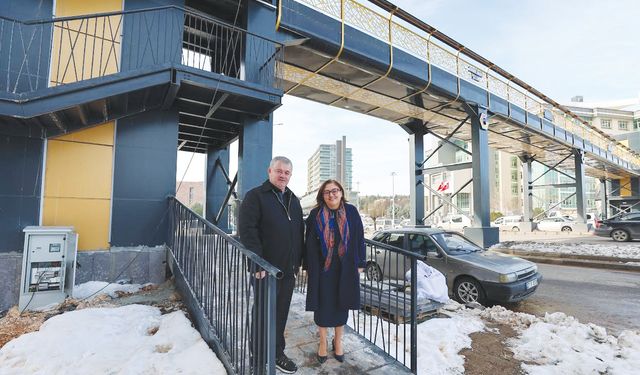 Abdülhadi Çelik Üst Geçidi’nin, güvenli yaya geçişini sağlaması hedefleniyor