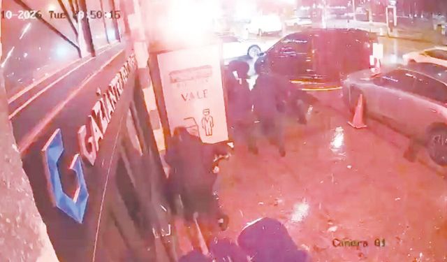 Dehşet anları kayıt altında!