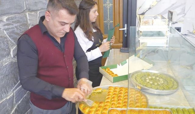 Baklavacılarda ramazan bereketi!