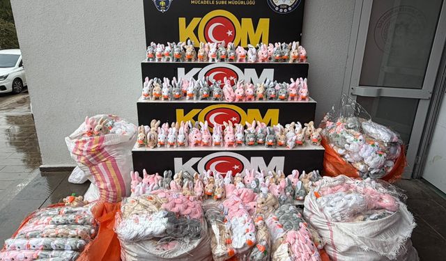 Sağlığa zararlı peluş oyuncaklara el konuldu!