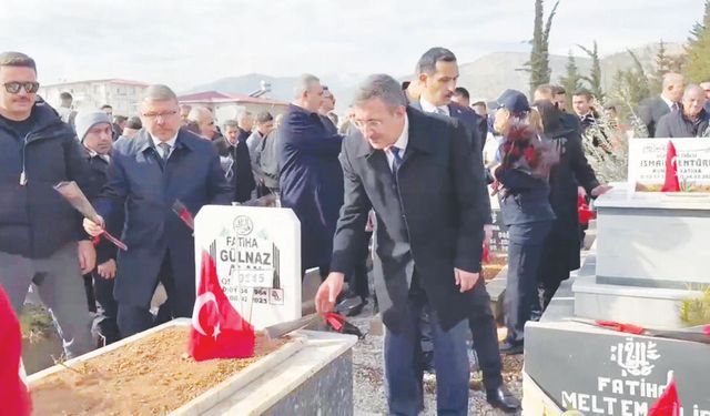 Deprem şehitleri anıldı