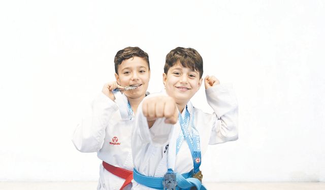 Miniklerin sportif başarıları takdir topluyor