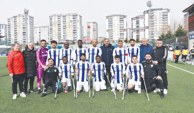 ŞAHİNBEY AMPUTE ADIM ADIM ŞAMPİYONLUĞA İLERLİYOR 6-1