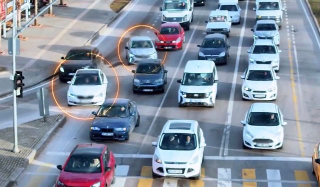 Kurallara uymayan sürücüler cezalandırıldı