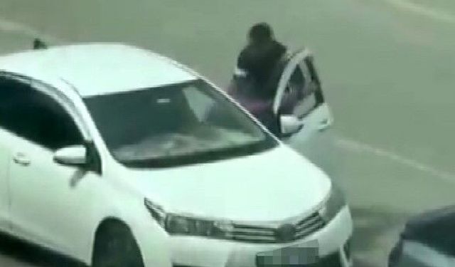 Trafikte magandası dehşet saçtı!