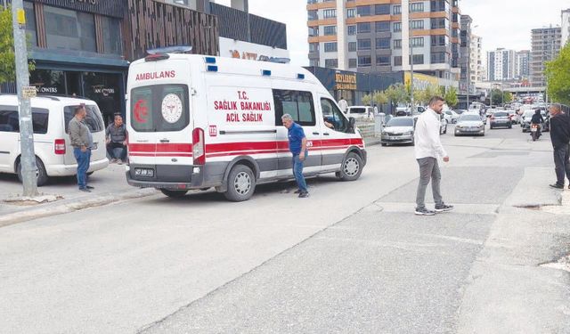 Cam silerken 8. kattan aşağıya düştü!