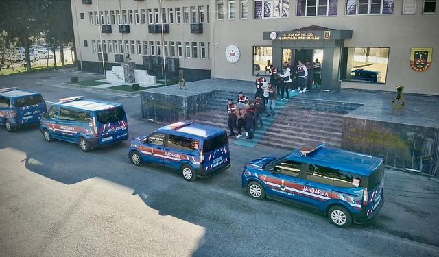 Çember operasyonunda yakalanan 123 kişi cezaevinde!