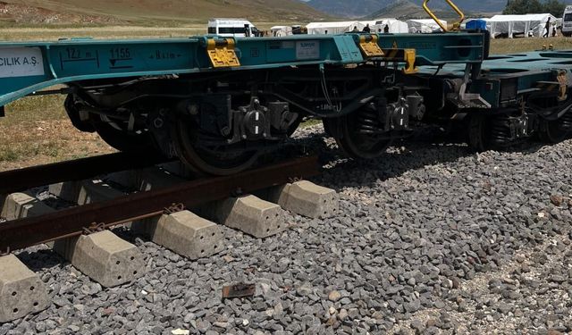 Trenin vagonları hortuvara çarparak devrildi