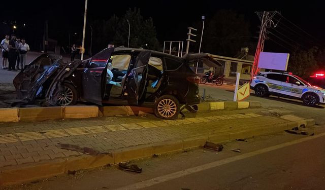 Sürücü ağır yaralandı