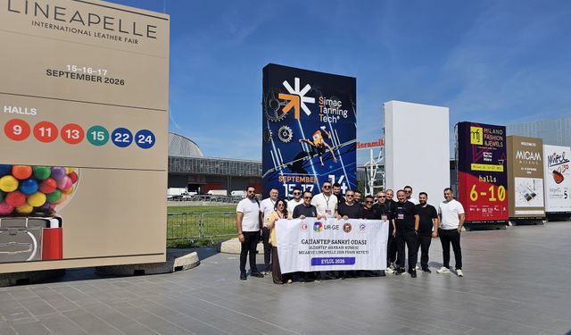 Gaziantep ayakkabısı Milano’da vitrinde!
