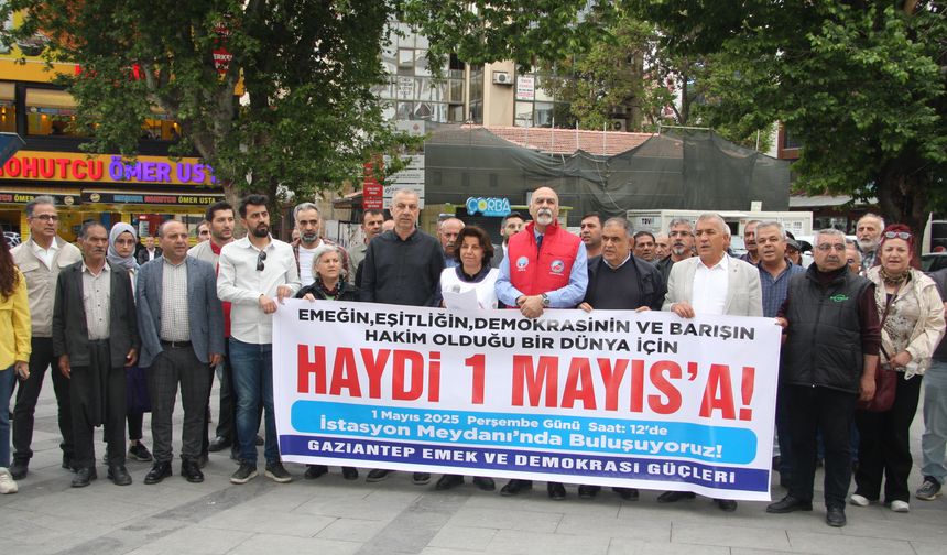 1 Mayıs’a davet