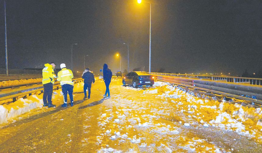 Buzlanma nedeniyle kazalar çoğaldı!