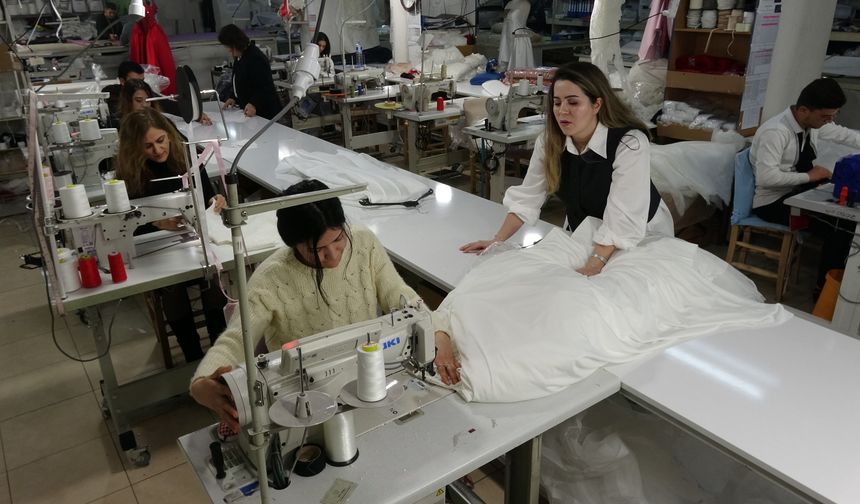 ’32 ülkeye gelinlik ihraç ediyoruz’