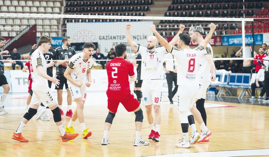 GAZİANTEP GSK'DAN GURURLANDIRAN GALİBİYET:3-0