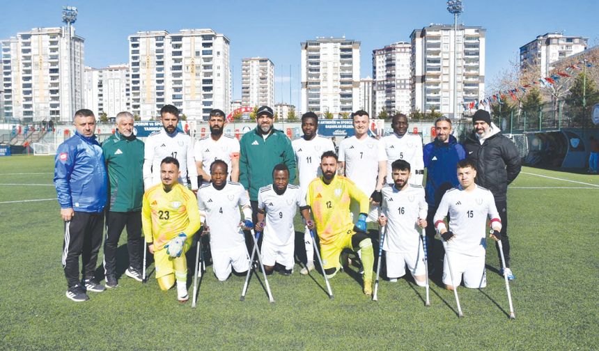 ŞAHİNBEY AMPUTE ADIM ADIM ŞAMPİYONLUĞA İLERLİYOR 6-1