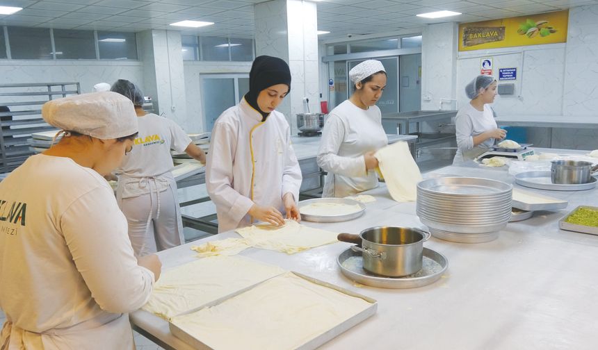 ‘Baklavanın her aşaması maharet istiyor’
