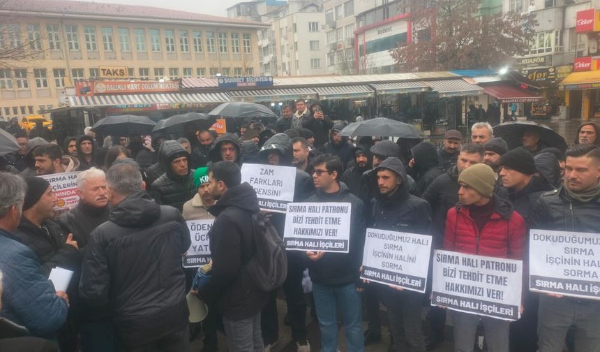 İŞÇİLER EYLEMDE!