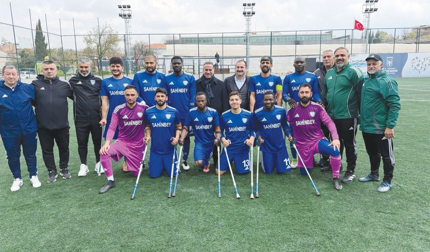 Şahinbey Ampute'den net skor: 1-0