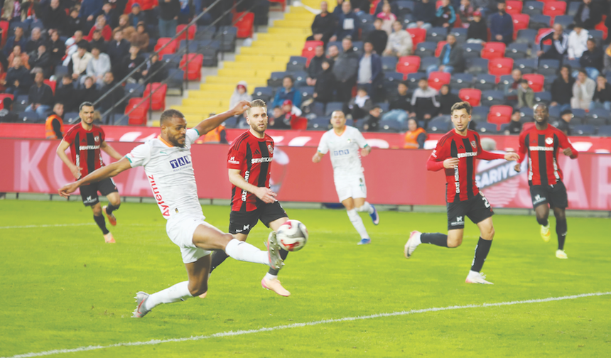 GAZiANTEP FK HAFTAYI BERABERLİKLE KAPATTI!