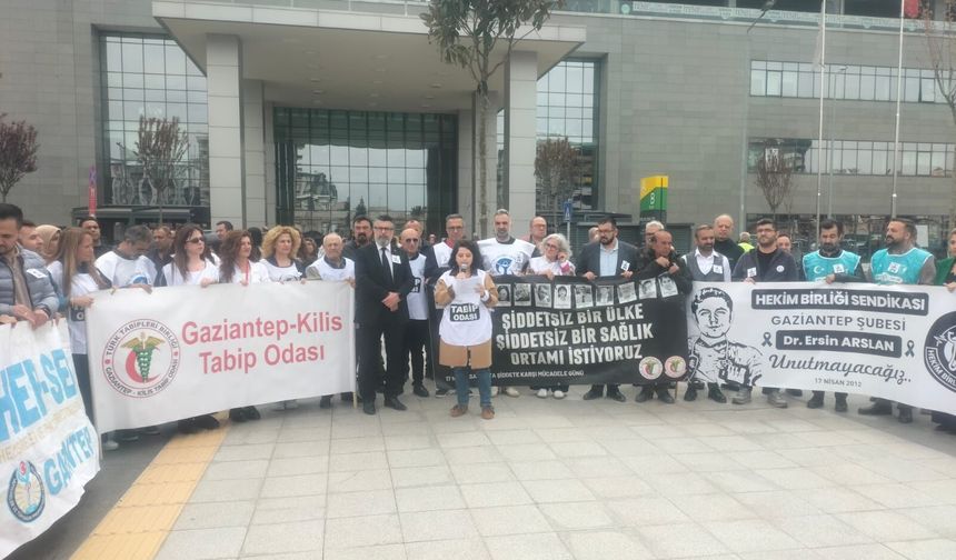 SAĞLIKTA ŞİDDET SON BULSUN ÇAĞRISI!