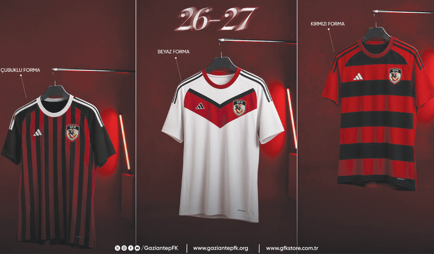GAZiANTEP FK, YENi SEZON FORMALARINI SERGiLiYOR