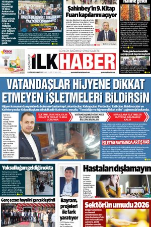 İlkhaber gazetesi-11.10.2025-22.922