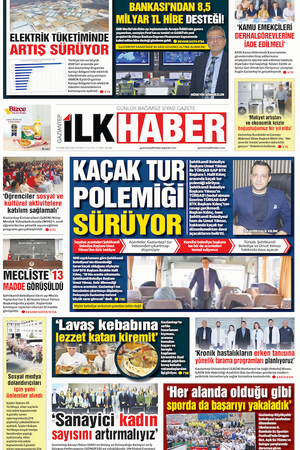 İlkhaber gazetesi-14.10.2025-22.924