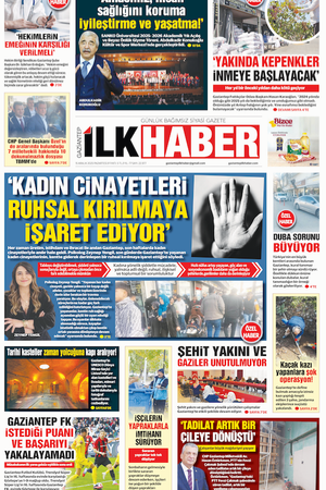 İlkhaber gazetesi-15.12.2025-22.977