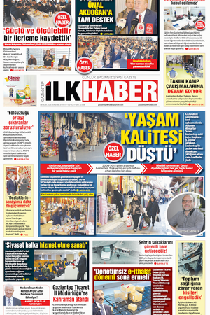 İlkhaber gazetesi-08.01.2026-22.998