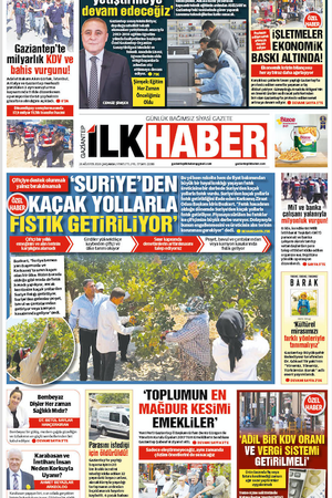 İlkhaber gazetesi-26.08.2026-23.189